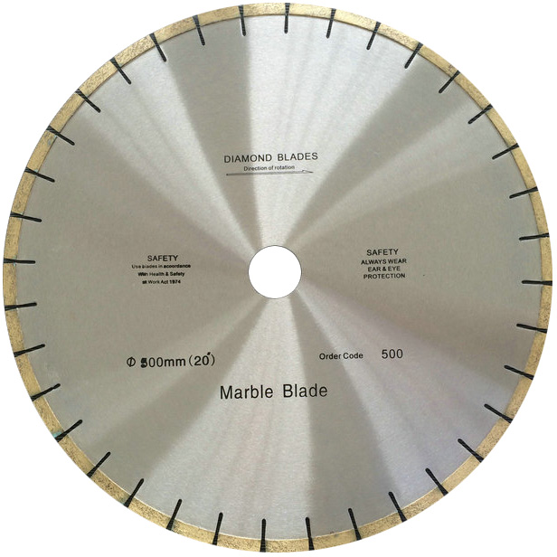 Marble cutting blades